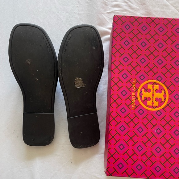 Tory Burch Blue Sandals with Silver Accents - Picture 3 of 4